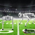 Stokes Robotics robots at the Super Bowl tailgate party