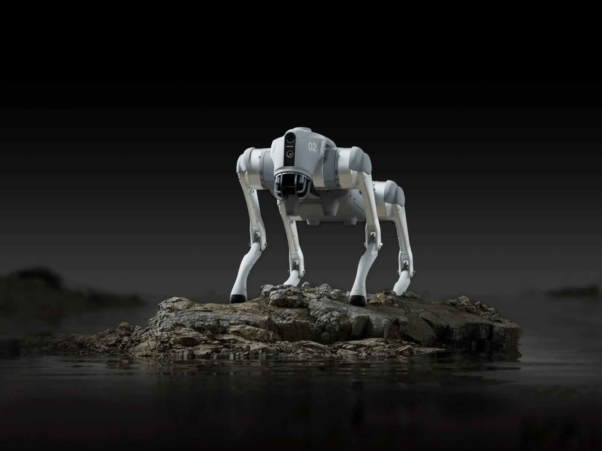 Unitree go2-w Shep quadruped robot